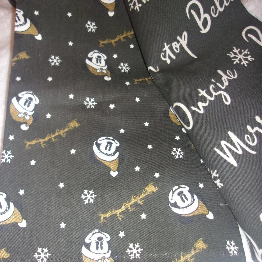 Mickey & Minnie 3 pack Tea Towels New Holiday/Christmas
